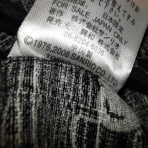 Devil Hello Kitty Outfit Size Small Black Top Shorts Cosplay Sleepwear Halloween - Picture 7 of 12